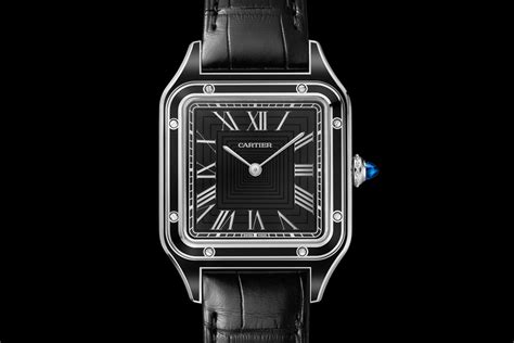 cartier santos dumont black.